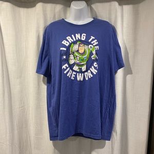 Disney Buzzlightyear I Bring The Fireworks T-Shirt Mens Size 2XL